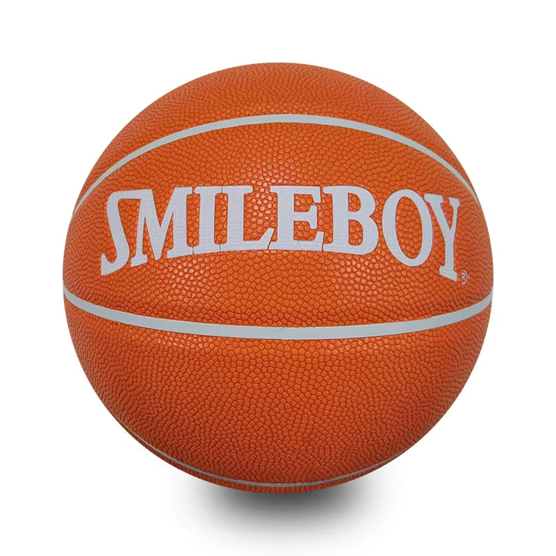Smileboy Hot Sales Wholesale Factory Manufacturer Custom Size 3 4 5 6 7 Outdoor Training Printed Logo PU Leather Basketball Ball