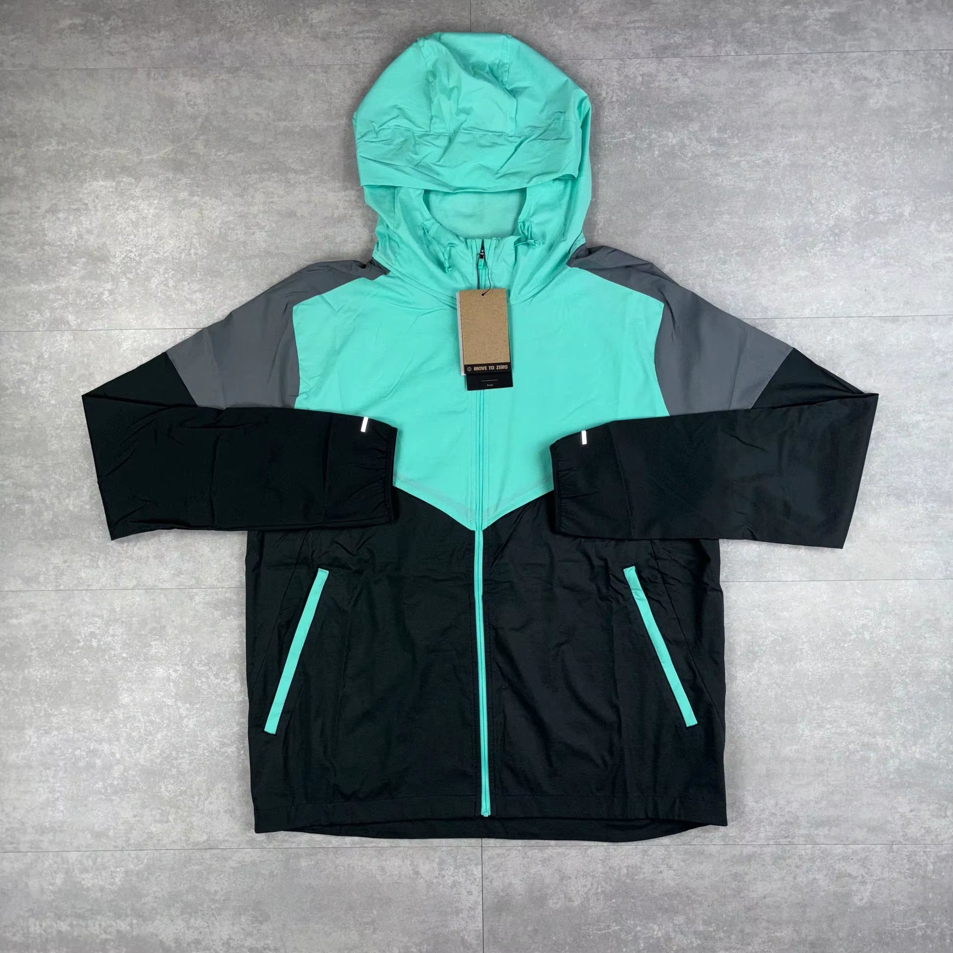 Designer Customization High Quality Oversized Windbreaker Set Casual Sport Style Breathable Features Plain Windbreaker Set