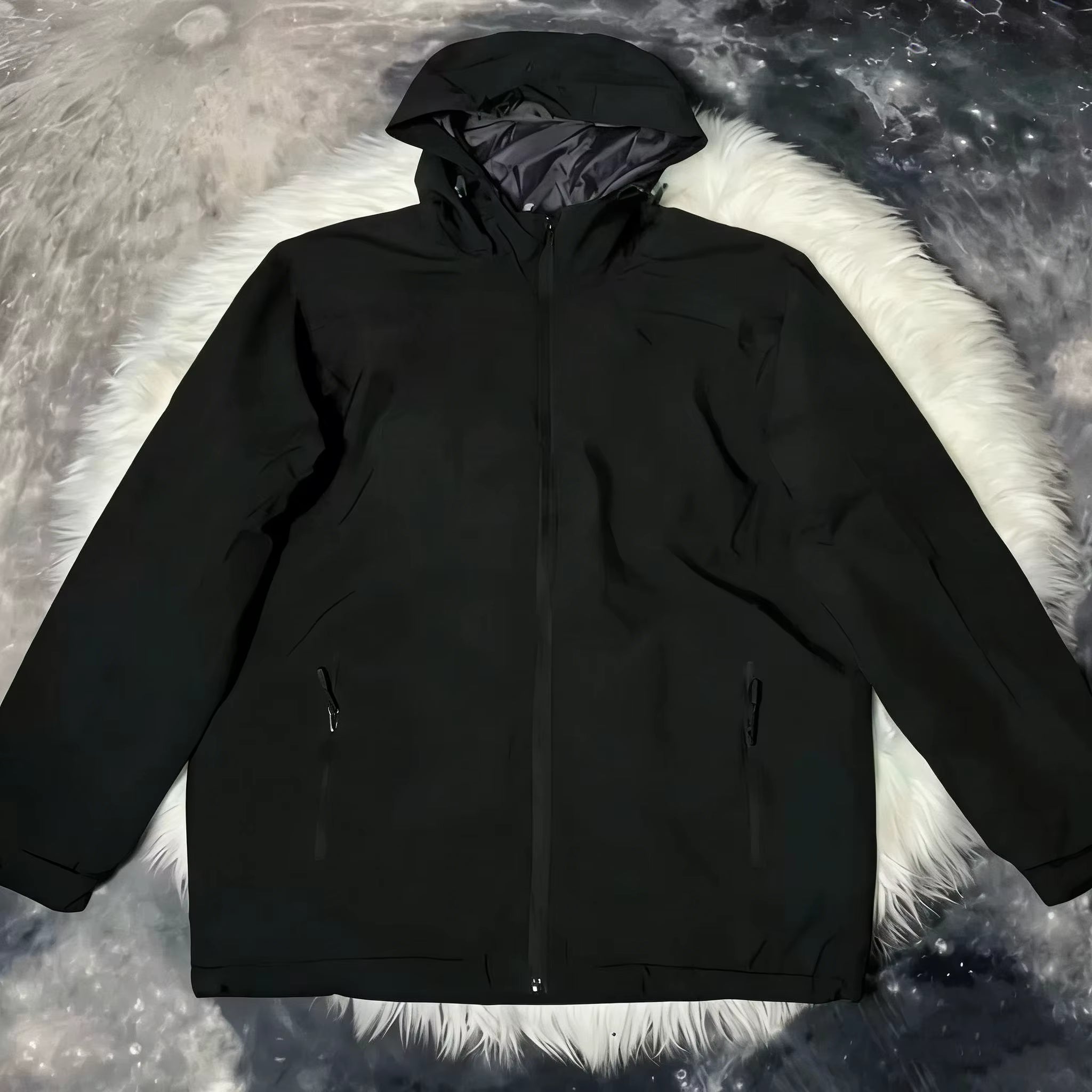 Wholesale Zip-Closed Fleece Thin Version Windproof Breathable Santos Brazilian Style Football High-Quality Jacket Windbreaker