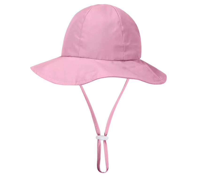 Beach UPF50+ Outdoor Adjustable Foldable Toddler Baby Kid Floppy Sun Hat with Wide Brim Promotion Gifts
