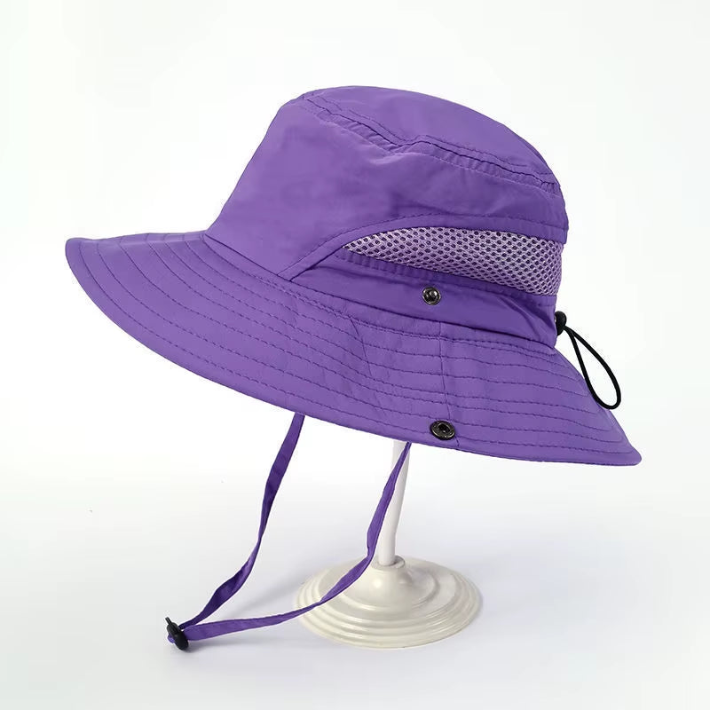 Plus Size Bucket Hat Men Women Summer Sun Protection Sun Hat Outdoor Big Size XL Breathable Fisherman Hat 64Cm Panama Bob