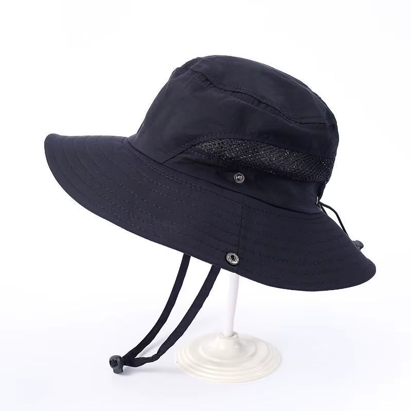 Plus Size Bucket Hat Men Women Summer Sun Protection Sun Hat Outdoor Big Size XL Breathable Fisherman Hat 64Cm Panama Bob