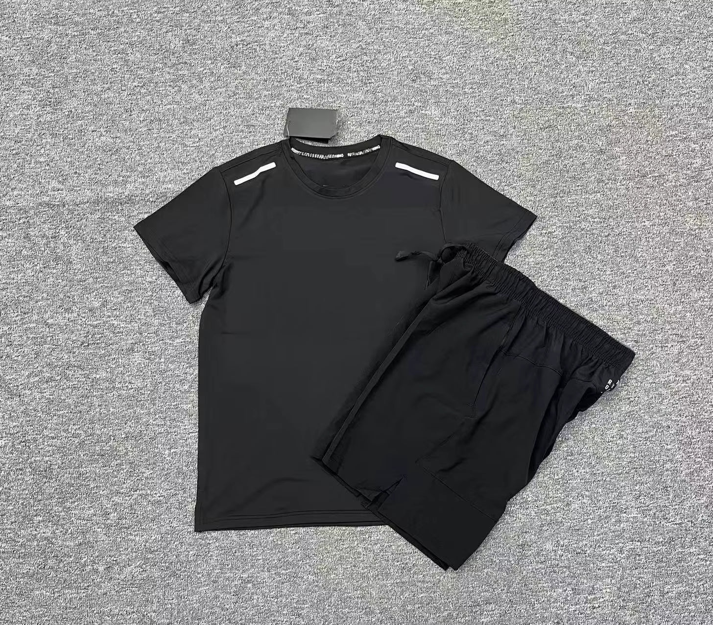 High Quality Unisex Gym T-Shirts Shorts Quick Dry Breathable Anti-Bacterial Fitness Soccer Wear Short Sleeve 100% Polyester