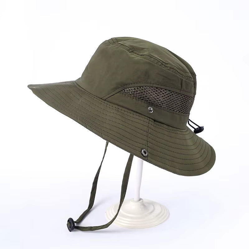 Plus Size Bucket Hat Men Women Summer Sun Protection Sun Hat Outdoor Big Size XL Breathable Fisherman Hat 64Cm Panama Bob