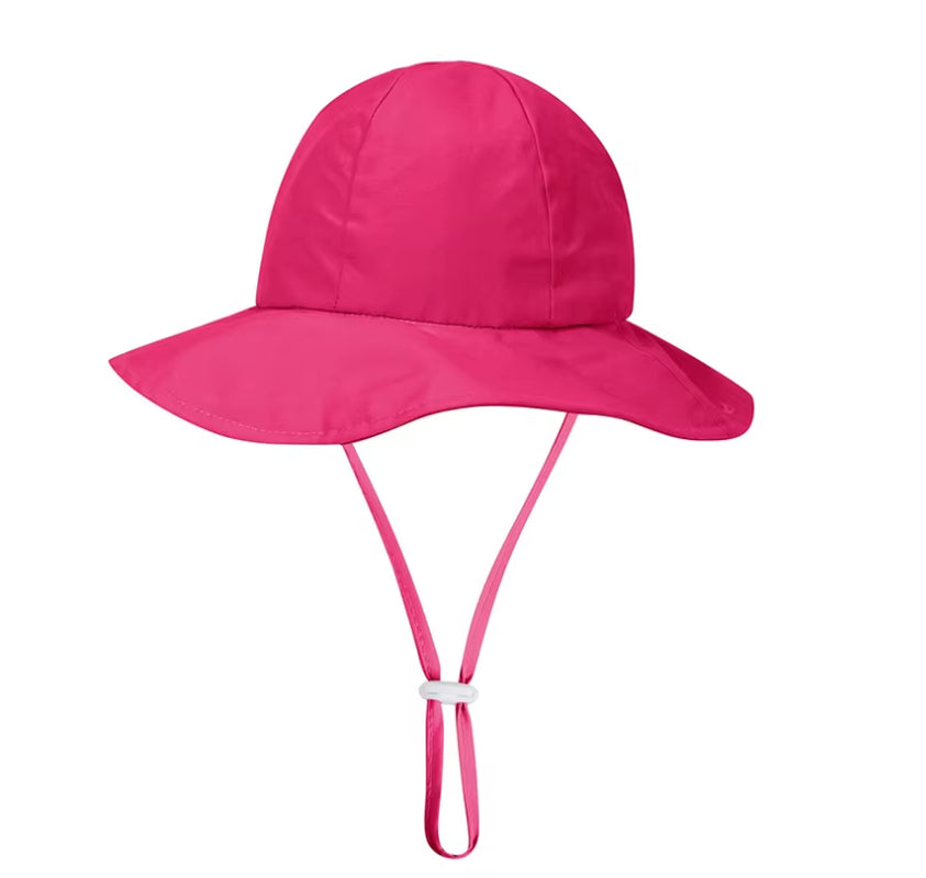 Beach UPF50+ Outdoor Adjustable Foldable Toddler Baby Kid Floppy Sun Hat with Wide Brim Promotion Gifts