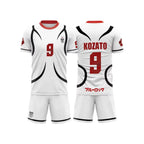 Blue Lock Japan U20 White Cartoon Anime Cosplay Men Soccer Jersey Summer Adult/Kid Short Sleeve Sports Sets OEM Service