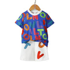 Tenue enfant casual t-shirt court short – AZYRX-SPORTS