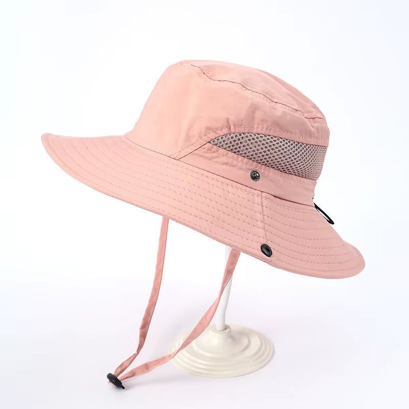 Plus Size Bucket Hat Men Women Summer Sun Protection Sun Hat Outdoor Big Size XL Breathable Fisherman Hat 64Cm Panama Bob
