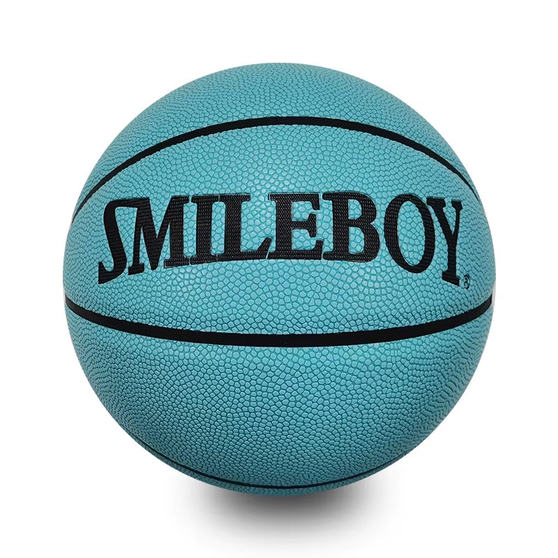 Smileboy Hot Sales Wholesale Factory Manufacturer Custom Size 3 4 5 6 7 Outdoor Training Printed Logo PU Leather Basketball Ball