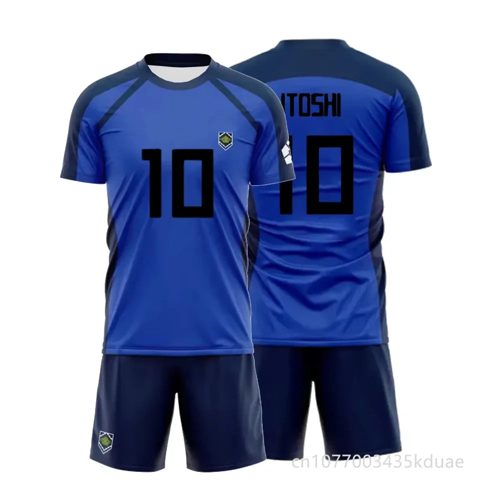 Ensemble football inspiré Blue Lock maillot short anime – AZYRX-SPORTS