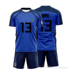 Anime Blue Lock Yoichi Soccer Jersey T-Shirt & Shorts 2-Piece Set for Men Children Custom Name Printing Trending Sports Clothes