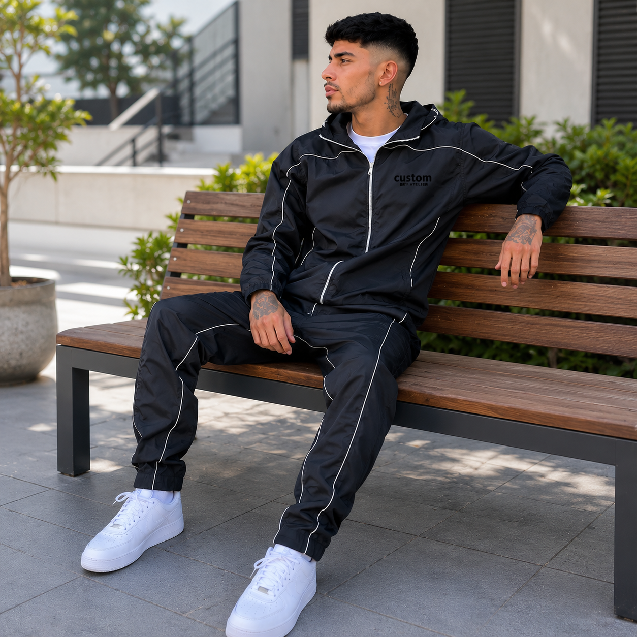 Survêtement coupe-vent nylon homme femme sport – AZYRX-SPORTS