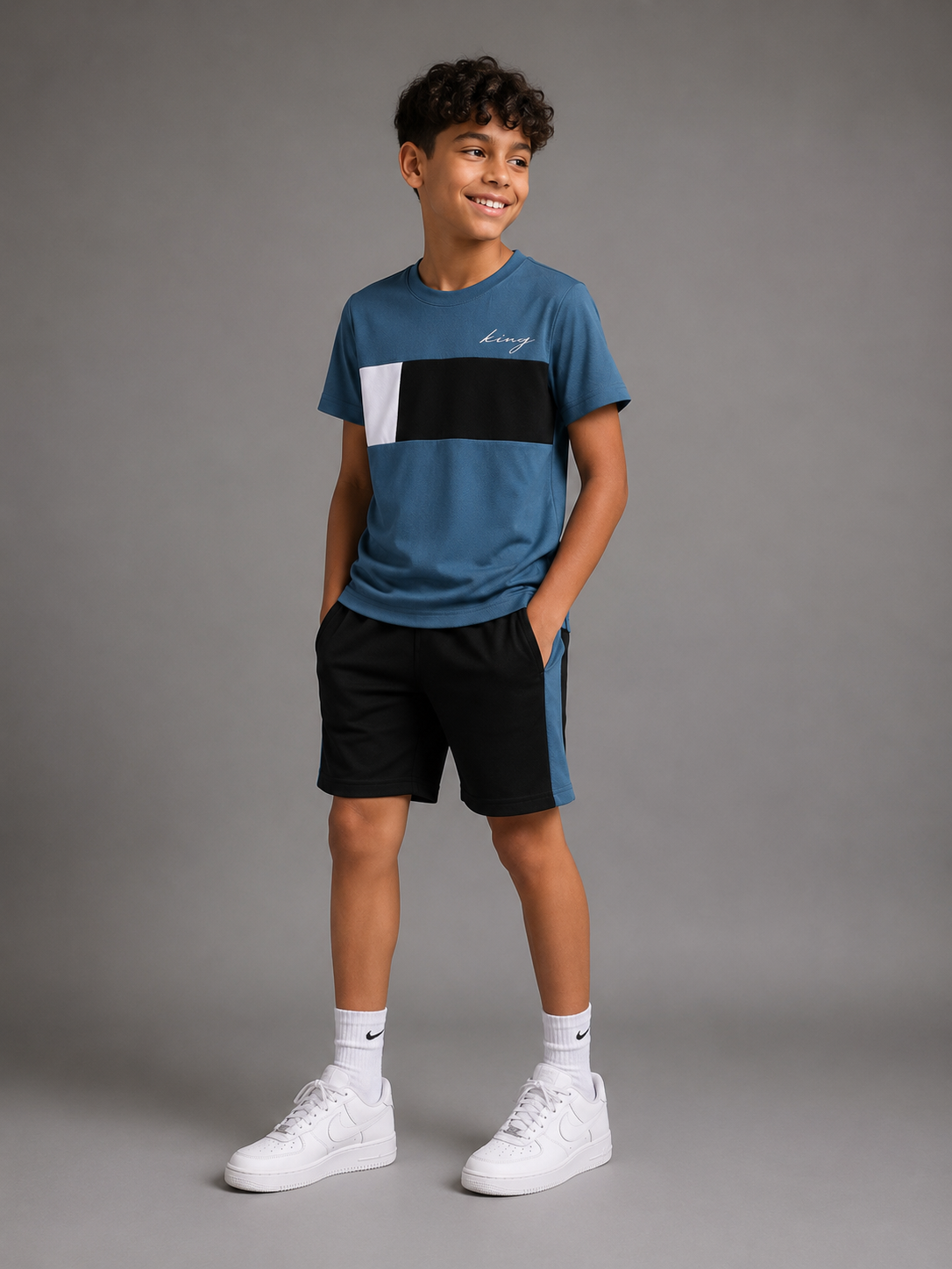 Ensemble Sport Enfant – T-shirt & Short Léger Été