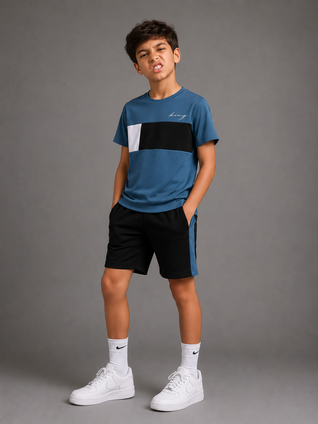 Ensemble Sport Enfant – T-shirt & Short Léger Été