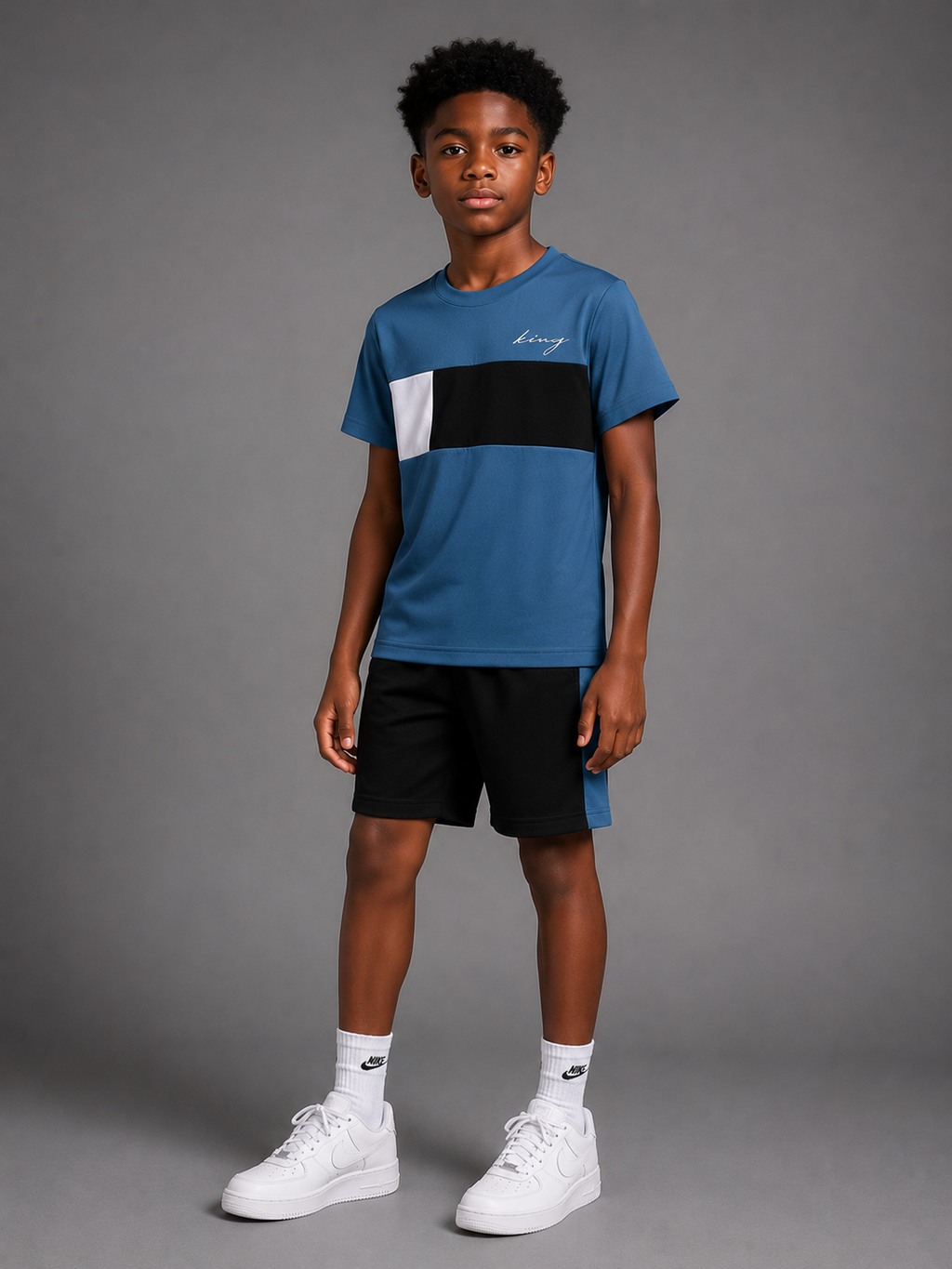 Ensemble Sport Enfant – T-shirt & Short Léger Été