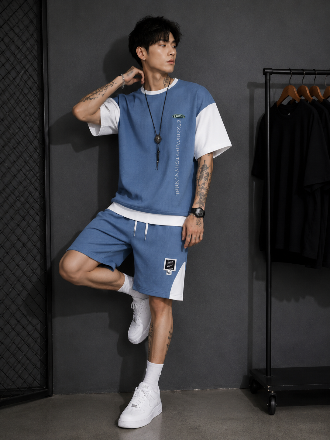 Ensemble basketball homme maillot short tricot respirant – AZYRX-SPORTS