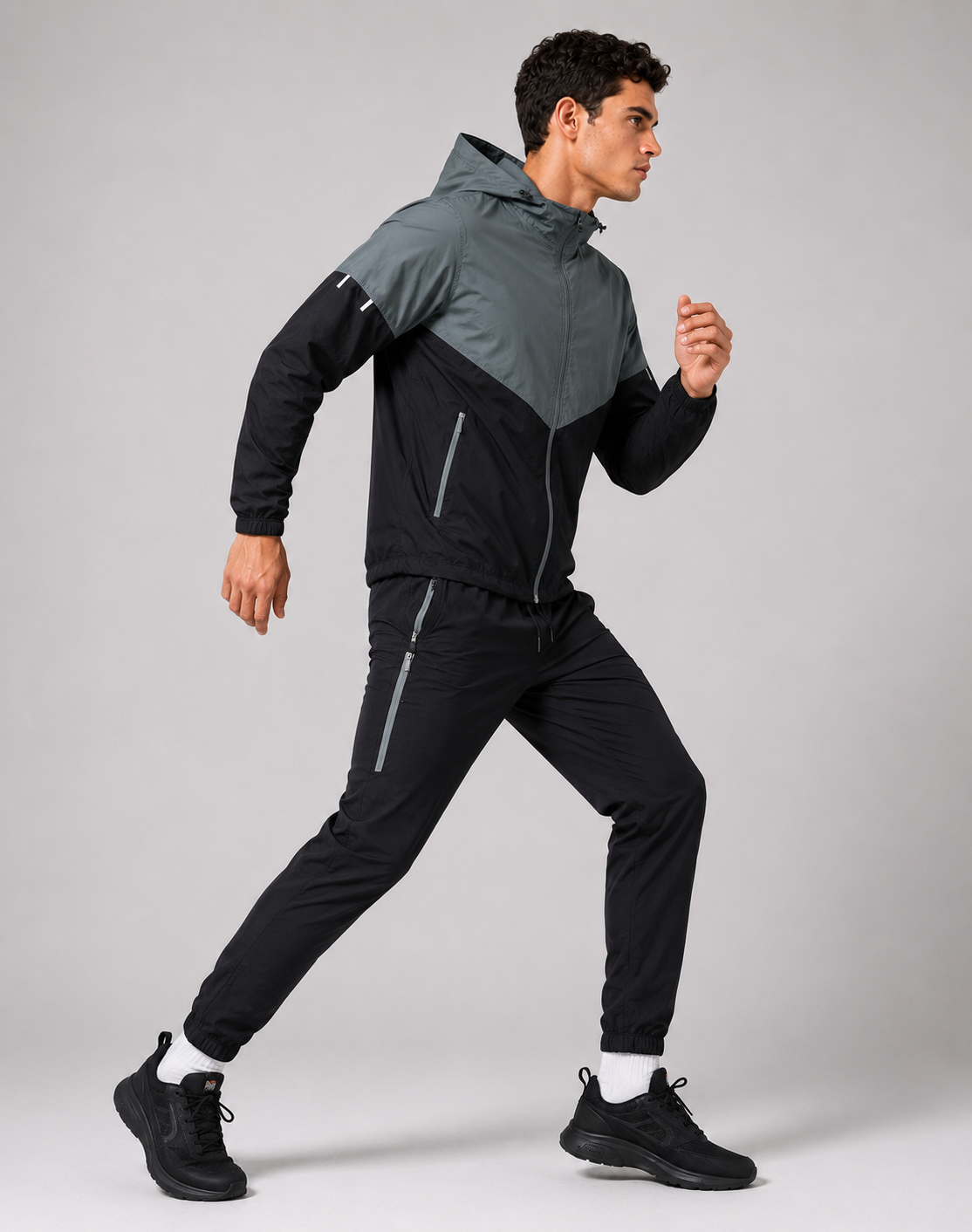 Ensemble Coupe-Vent Sport Premium – Veste & Pantalon Respirants Style Running