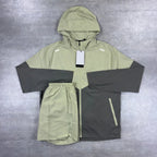 2026 Customizable Men'S Printed Nylon Breathable Windbreaker Suit Wholesale Short Sets Full Zip Streetwear for Winter