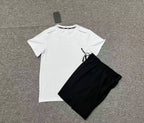 High Quality Unisex Gym T-Shirts Shorts Quick Dry Breathable Anti-Bacterial Fitness Soccer Wear Short Sleeve 100% Polyester