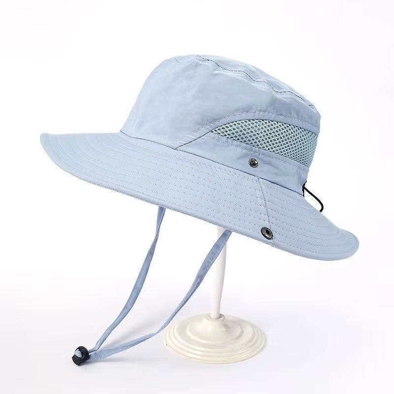 Plus Size Bucket Hat Men Women Summer Sun Protection Sun Hat Outdoor Big Size XL Breathable Fisherman Hat 64Cm Panama Bob