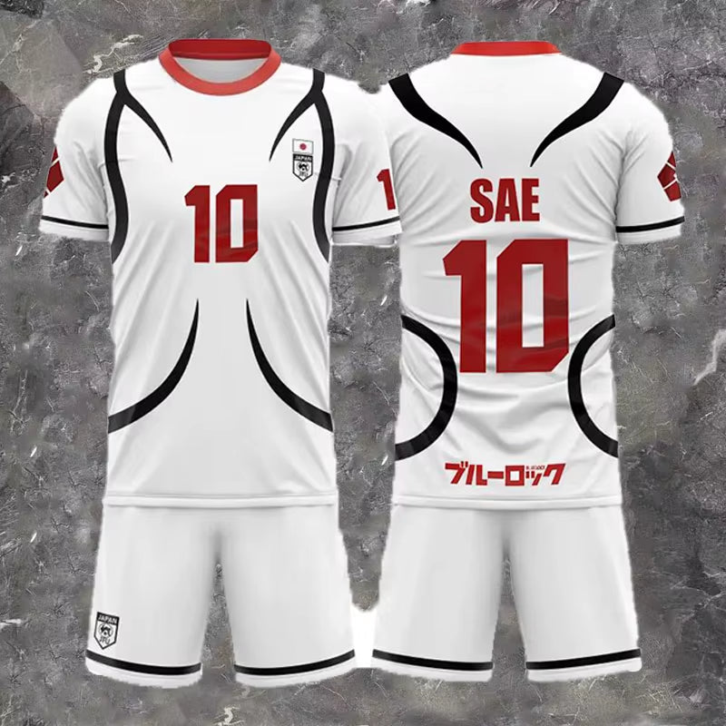 Maillot Blue Lock U-20 Japon blanc ensemble football – AZYRX-SPORTS